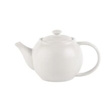 Simply White Porcelain Teapot 40cl / 14oz (Box Of 4)