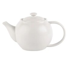 Simply White Porcelain Teapot 74cl / 25oz (Box Of 4)