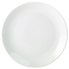 Genware Porcelain Coupe Plate 22cm (Box of 6)