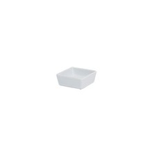 Genware Porcelain Square Dish 6.4cm X 2.5cm (Box of 12)