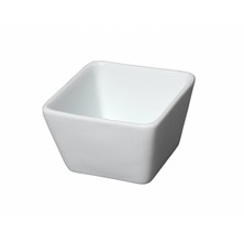 Genware Porcelain Square Dish 6.4cm X 4.8cm (Box of 6)