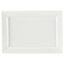 Genware Porcelain Rectangular Plate 24cm x 17cm (Box of 6)