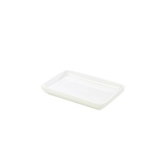 Genware Porcelain Deep Rectangular Dish 20cm x 14cm x 2.5cm (Box of 6)