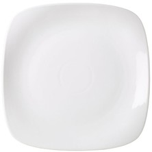 Genware Porcelain Rounded Square Plate 27cm (Box of 6)