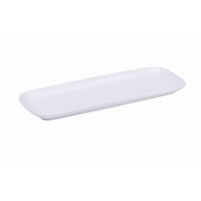 Genware Porcelain Ellipse Platter 27cm X 10cm (Box of 6)