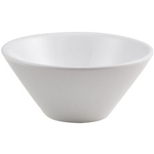 Genware Porcelain Low Conical Bowl 13.5cm X 6cm  34cl / 11.96oz (Box Of 6)