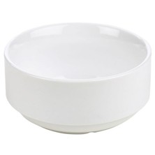 Genware Porcelain Un-lugged Soup Bowl 25cl / 8.8oz (Box of 6)