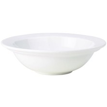 Genware Porcelain Rimmed Oatmeal Bowl 16cm (Box of 6)