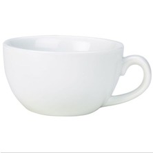 Genware Porcelain Bowl Shaped Cup Large 34cl / 11.96oz (Box of 6)