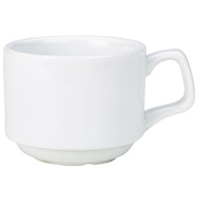 Genware Porcelain Stacking Cup 20cl / 7oz (Box of 6)