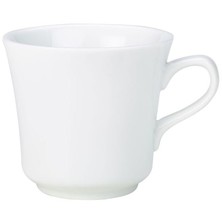 Genware Porcelain Tea Cup 23cl / 8oz (Box of 6)