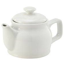 Genware Porcelain Tea/coffee Pot 31cl / 10.91 Oz (Box of 6)