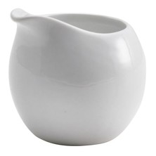 Genware Porcelain Milk Jug No Handle 8.5cl / 2.99oz (Box Of 12)