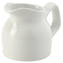 Genware Porcelain Jug 7cl / 2.46oz (Box of 6)