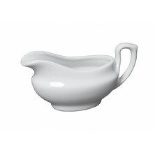 Genware Porcelain Traditional Sauce Boat 14cl / 4.92oz (Box of 6)
