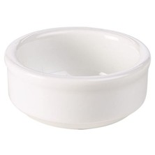 Genware Porcelain Mustard Dish 6cm (Box of 12)