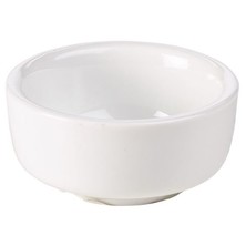 Genware Porcelain Butter Pat 6.5cm Dia (Box Of 12)