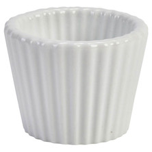 Genware Porcelain Fluted Ramekin 5.8cm (Box Of 12)