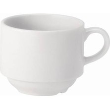 Pure White Porcelain Stacking Cup 20cl / 7oz (Box of 24)