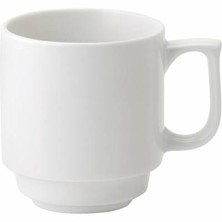 Pure White Porcelain Stacking Mug 28cl / 9.85oz (Box of 36)