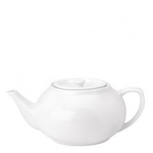 Pure White Porcelain Teapot 82cl (Box of 12)
