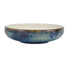 Terra Porcelain Aqua Blue Two Tone Coupe Bowl 20.5cm (Box Of 6)