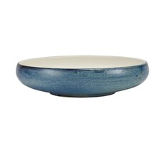 Terra Porcelain Aqua Blue Two Tone Coupe Bowl 24.5cm (Box Of 6)