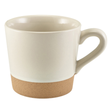 GenWare Kava White Stoneware Coffee Cup 34cl 12oz (Box Of 6)