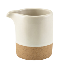 GenWare Kava White Stoneware Jug 9cl / 3.2oz (Box Of 12)