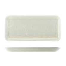 Terra Porcelain Pearl Narrow Rectangular Platter 27cm X 12.5cm (Box Of 6)