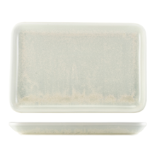 Terra Porcelain Pearl Rectangular Platter 30cm X 20cm (Box Of 3)