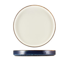 Terra Porcelain Aqua Blue Two Tone Presentation Plate 26cm (Box Of 6)