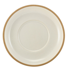 GenWare Kava White Stoneware Saucer 16cm (Box Of 6)