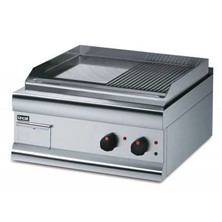 Lincat Gs6/tr Half Ribbed Electric Griddle 330mm (h) X 600mm (w) X 600mm (d) 4kw Dual Zone