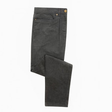Chino Jeans Male Charcoal Regular Leg
