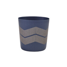 GenWare Metallic Blue Lined Serving Cup 8.5 x 8.5cm (Box of 12)