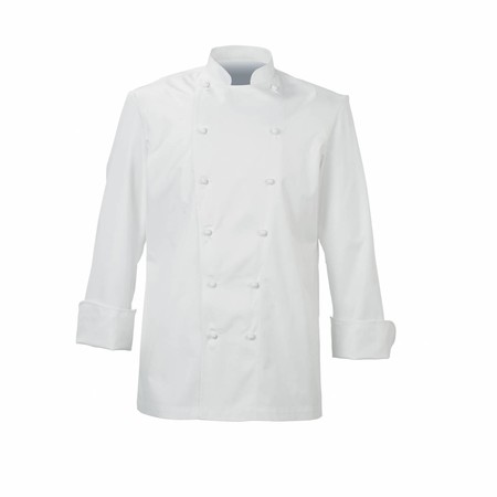 Short Sleeved Chefs Jacket Polycotton Catering Shirt Press Studs Black Restauran 