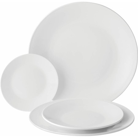 Porcelain Plates Royal Genware Oval Plates 24cm Commercial Quality Tableware by Royal Genware 9.25inch Dinner Plates White Plates Pack of 6 