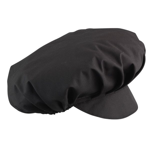 Mob Cap Black Poly/cotton