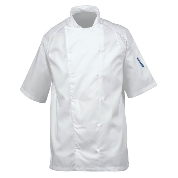 Le Chef DE11 Jacket Raglan Sleeves With StayCool System Side Panels and Capped Studs
