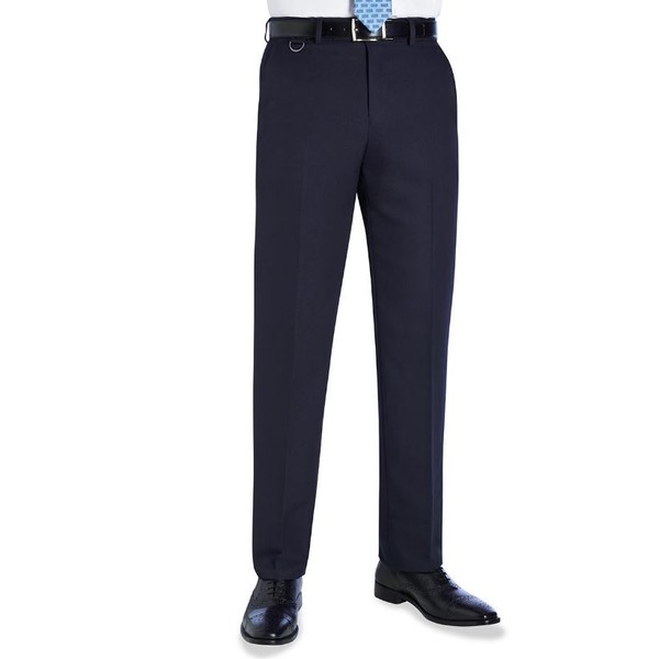 Gents Suit Trousers Polyester Navy