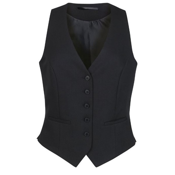 Lady's Waistcoat Polyester Black