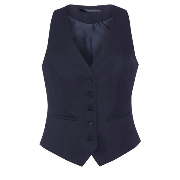 Lady's Waistcoat Polyester Navy