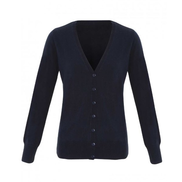 Essential Lady's V-neck Cardigan Acrylic