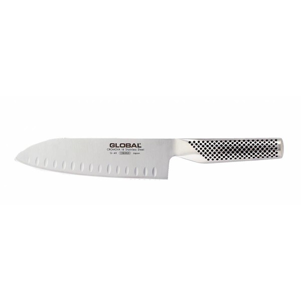 Global G80 Santoku Knife Fluted 18cm