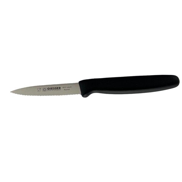 Giesser Paring Knife Serrated 8cm