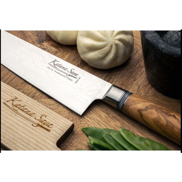  Katana Saya 20cm Carving Knife, 67-Layer VG-10