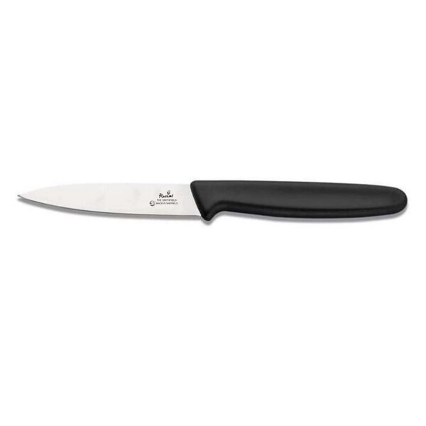 Smithfield 10cm Vegetable Knife Black Samprene Handle