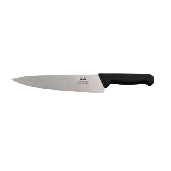 Smithfield 23cm Cooks Knife Black Samprene Handle