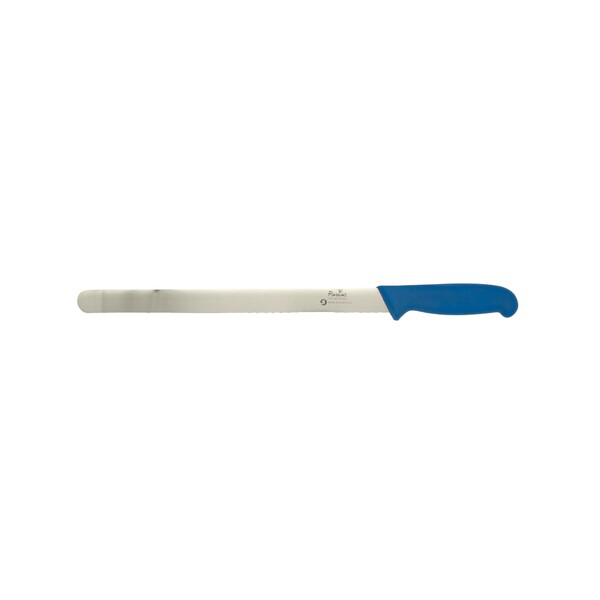 Smithfield 30cm Serrated Carver Coloured Samprene Handle